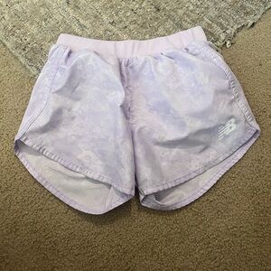 New Balance Girls Lavender Shorts